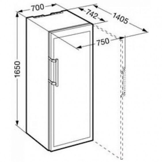 Винный шкаф LIEBHERR WKes 4552 купить с доставкой по Москве и Московской области в интернет-магазине АваТехно