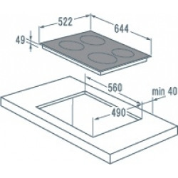 Поверхность GORENJE + GIT 63 B купить с доставкой по Москве и Московской области в интернет-магазине АваТехно