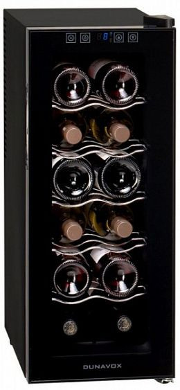 Винный шкаф DUNAVOX dat-12.33dc купить с доставкой по Москве и Московской области в интернет-магазине АваТехно