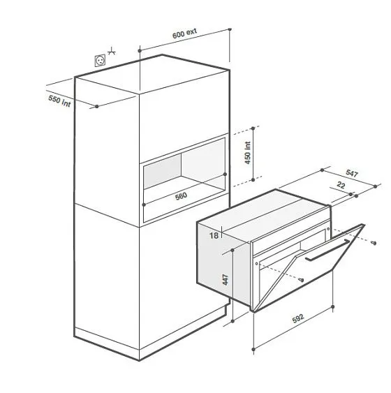 Микроволновая печь DE DIETRICH DKE7335BB купить с доставкой по Москве и Московской области в интернет-магазине АваТехно