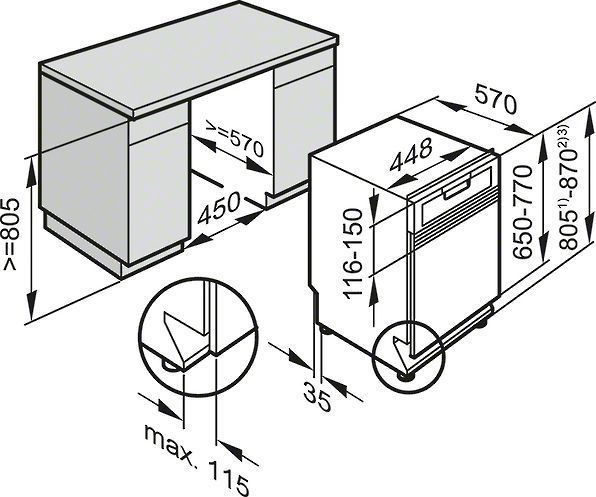 Посудомоечная машина MIELE g 4760 scvi купить с доставкой по Москве и Московской области в интернет-магазине АваТехно