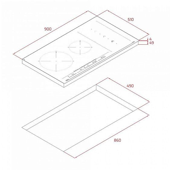 ВАРОЧНАЯ ПОВЕРХНОСТЬ TEKA IZS 96700 MST BLACK купить с доставкой по Москве и Московской области в интернет-магазине АваТехно