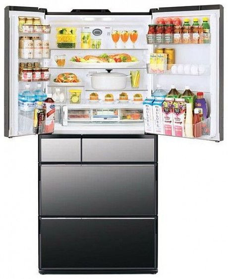 Холодильник HITACHI R-E 6800 XU X Crystal Mirror купить с доставкой по Москве и Московской области в интернет-магазине АваТехно
