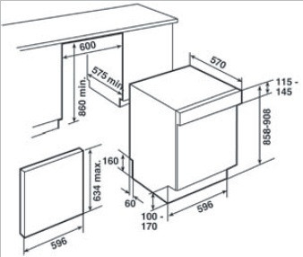 Посудомоечная машина KUPPERSBUSCH igs 6908.1ge купить с доставкой по Москве и Московской области в интернет-магазине АваТехно