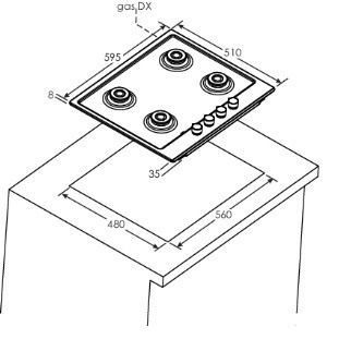 Варочная поверхность CANDY CHW6BRX купить с доставкой по Москве и Московской области в интернет-магазине АваТехно