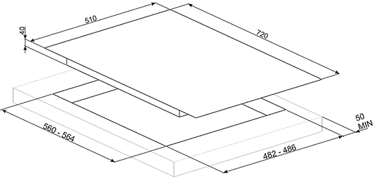 Варочная панель SMEG PV175N2 купить с доставкой по Москве и Московской области в интернет-магазине АваТехно