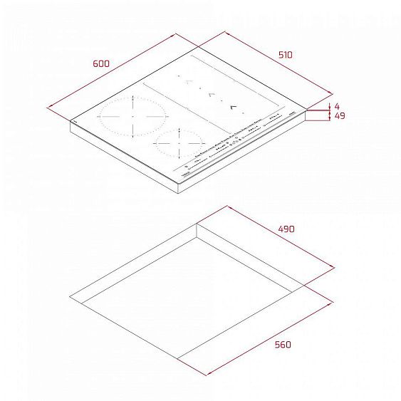 ВАРОЧНАЯ ПОВЕРХНОСТЬ TEKA IZS 66800 MST BLACK купить с доставкой по Москве и Московской области в интернет-магазине АваТехно