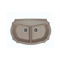 Кухонная мойка FLORENTINA Эмилия 870 серый шелк (20.365.F0870.307)