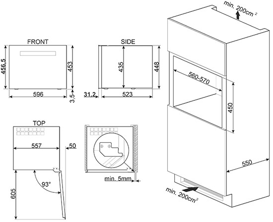 Винный шкаф Smeg CVI618NR купить с доставкой по Москве и Московской области в интернет-магазине АваТехно
