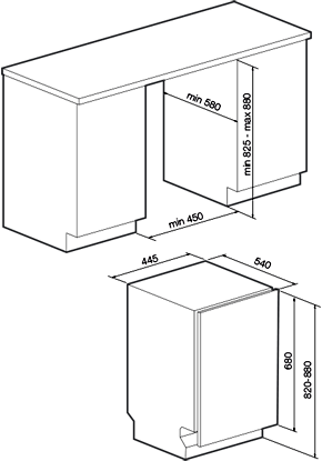 Посудомоечная машина GRAUDE VG 45.0 купить с доставкой по Москве и Московской области в интернет-магазине АваТехно