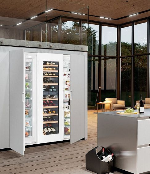 Холодильник LIEBHERR SBSWgw 99I5 (EWTgw 3583 + SIGN 3556 + IKB 3560) купить с доставкой по Москве и Московской области в интернет-магазине АваТехно