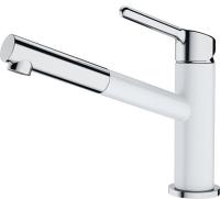 Смеситель FRANKE Orbit с выдвижным шлангом, белый