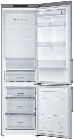 Холодильник Samsung RB37J5100SA серебристый купить с доставкой по Москве и Московской области в интернет-магазине АваТехно