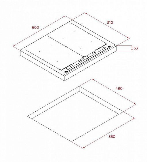 Варочная поверхность TEKA IZF 68600 MSP (112500005) купить с доставкой по Москве и Московской области в интернет-магазине АваТехно