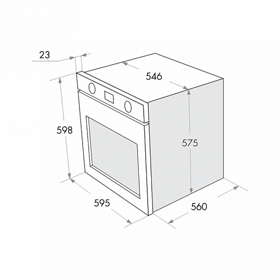 Электрический духовой шкаф MAUNFELD meom.678i (цвет крем+бежевое стекло) купить с доставкой по Москве и Московской области в интернет-магазине АваТехно