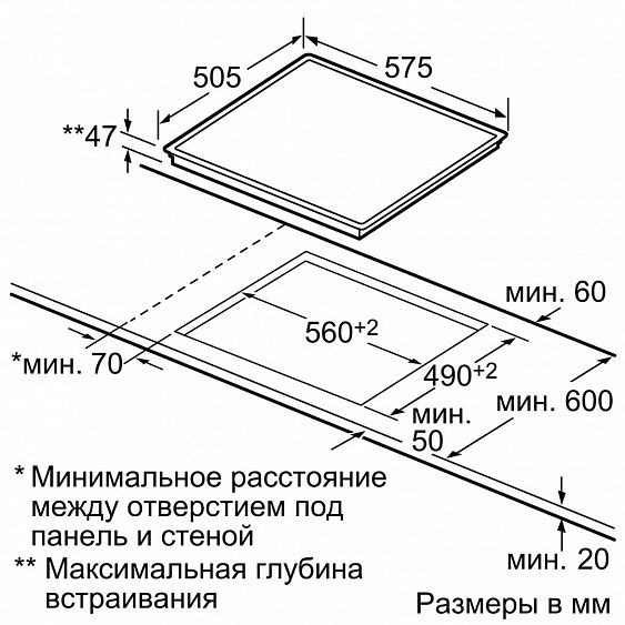 Поверхность BOSCH pke 645q14 e купить с доставкой по Москве и Московской области в интернет-магазине АваТехно