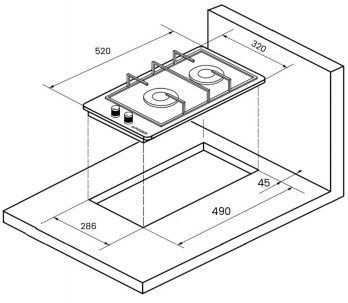 Варочная поверхность KUPPERSBERG FBG 36 BG купить с доставкой по Москве и Московской области в интернет-магазине АваТехно