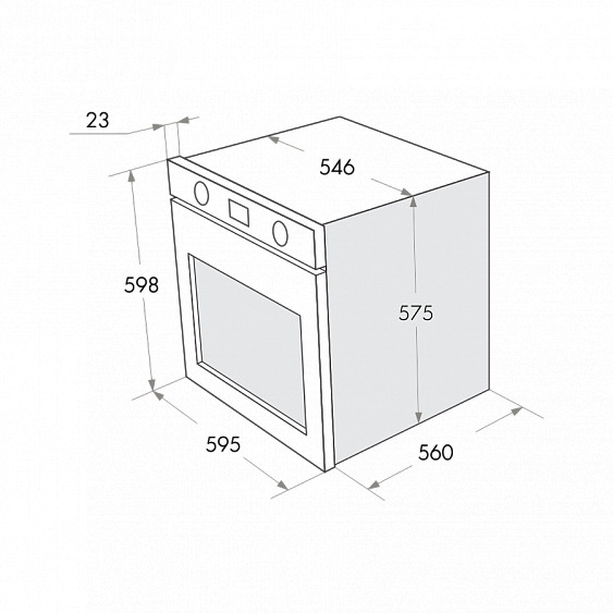 Электрический духовой шкаф MAUNFELD MEOC.674I(D) купить с доставкой по Москве и Московской области в интернет-магазине АваТехно