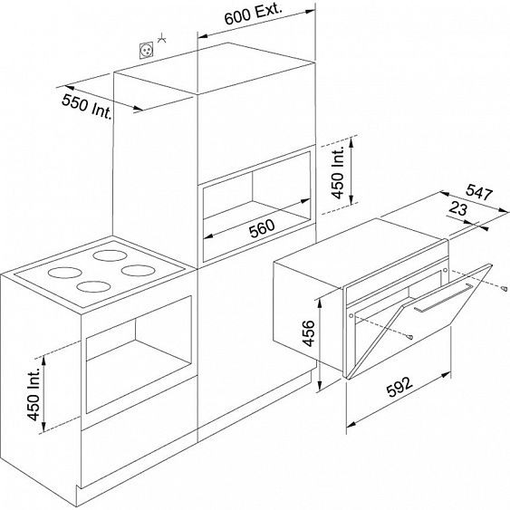 Духовой шкаф FRANKE FMW 45 CR C BK купить с доставкой по Москве и Московской области в интернет-магазине АваТехно