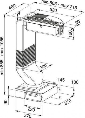 Вытяжка Franke FMY 905 HE черный купить с доставкой по Москве и Московской области в интернет-магазине АваТехно