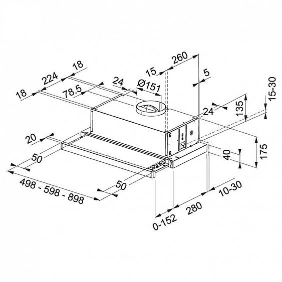 Вытяжка FRANKE FTC 532L WH 315.0547.795 купить с доставкой по Москве и Московской области в интернет-магазине АваТехно