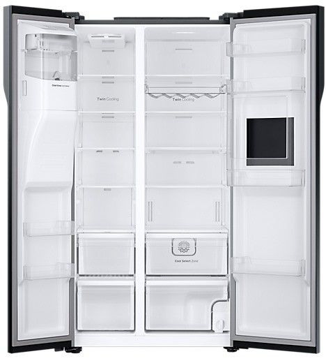 Холодильник Samsung RS51K57H02C черный купить с доставкой по Москве и Московской области в интернет-магазине АваТехно