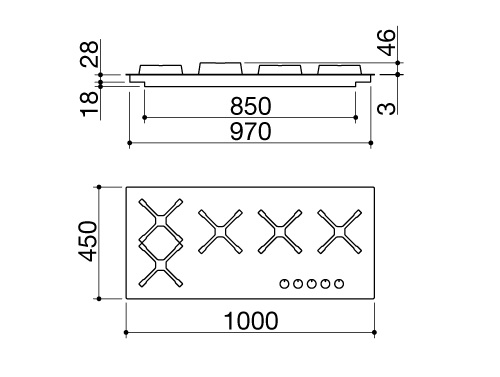 Варочная поверхность BARAZZA 1PSP105 купить с доставкой по Москве и Московской области в интернет-магазине АваТехно