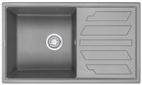 Кухонная мойка GRANULA GR-8601 алюминиум