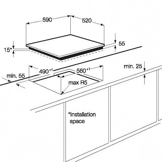 Поверхность ELECTROLUX ehi 6732 fok купить с доставкой по Москве и Московской области в интернет-магазине АваТехно