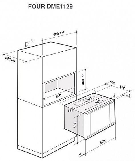 Микроволновая печь DE DIETRICH DME7121A купить с доставкой по Москве и Московской области в интернет-магазине АваТехно