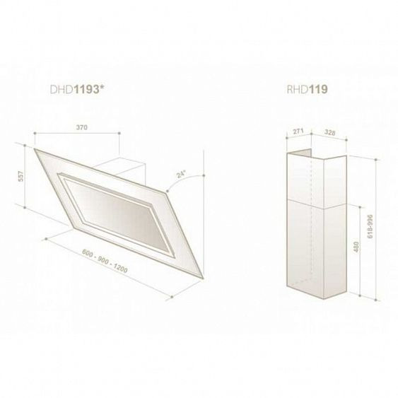 Вытяжка DE DIETRICH DHV7962X купить с доставкой по Москве и Московской области в интернет-магазине АваТехно