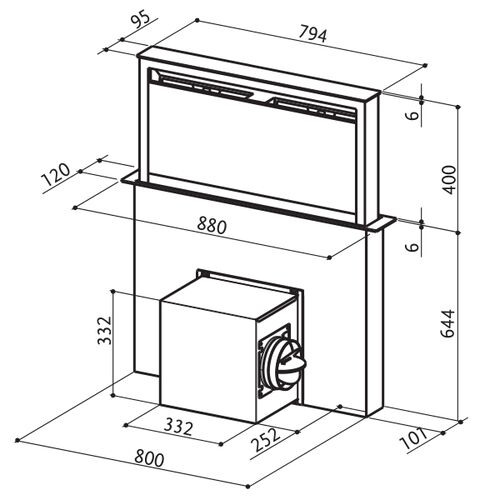 Вытяжка Faber FABULA EVO+ WH купить с доставкой по Москве и Московской области в интернет-магазине АваТехно