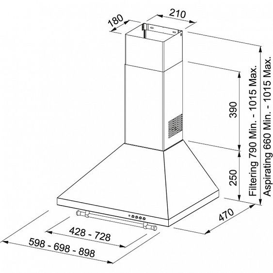 Вытяжка FRANKE FCM 902 PW 320.0524.219 купить с доставкой по Москве и Московской области в интернет-магазине АваТехно