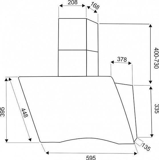 Вытяжка EXITEQ EX-1116 white купить с доставкой по Москве и Московской области в интернет-магазине АваТехно