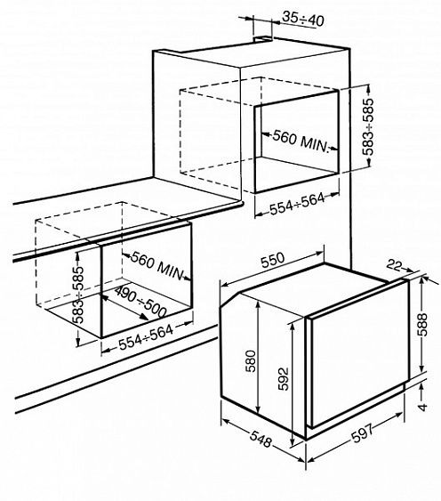Духовой шкаф SMEG sf855po купить с доставкой по Москве и Московской области в интернет-магазине АваТехно
