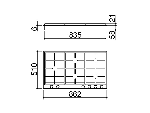 Варочная поверхность BARAZZA 1PBF95 купить с доставкой по Москве и Московской области в интернет-магазине АваТехно