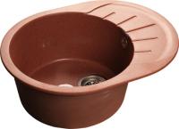 Кухонная мойка GRANFEST Rondo GF-R580L красный марс