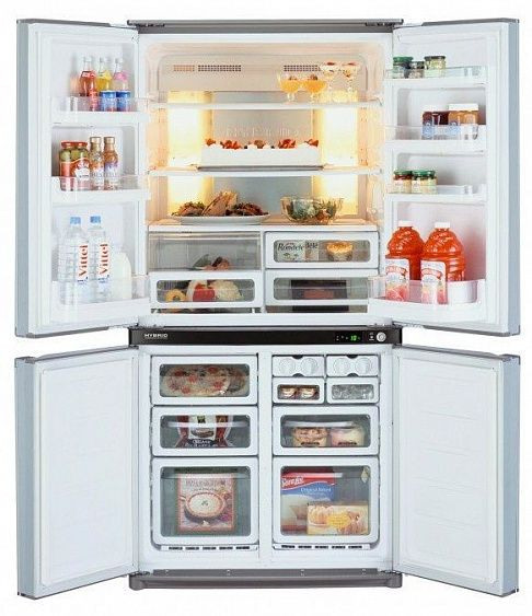 Холодильник Sharp SJ-F740STSL нержавеющая сталь купить с доставкой по Москве и Московской области в интернет-магазине АваТехно