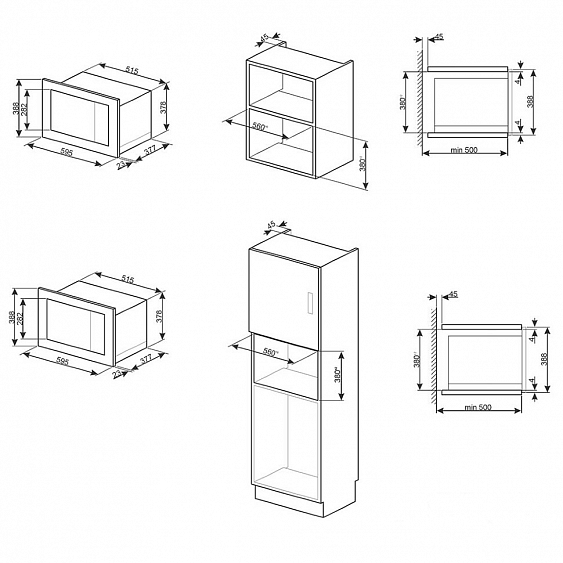 Микроволновая печь SMEG FMI025X купить с доставкой по Москве и Московской области в интернет-магазине АваТехно