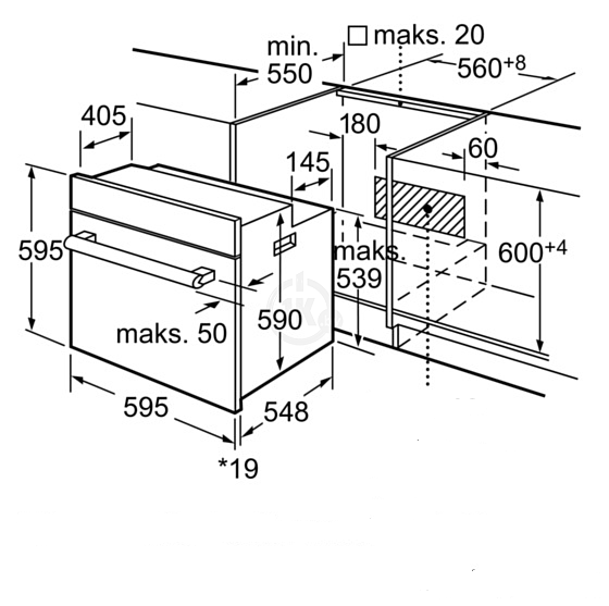 Духовой шкаф SIEMENS hb38gb590 купить с доставкой по Москве и Московской области в интернет-магазине АваТехно