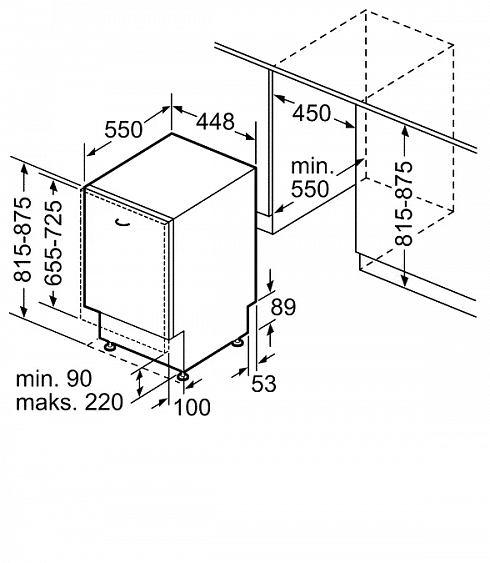 Посудомоечная машина BOSCH SPV25FX60R купить с доставкой по Москве и Московской области в интернет-магазине АваТехно