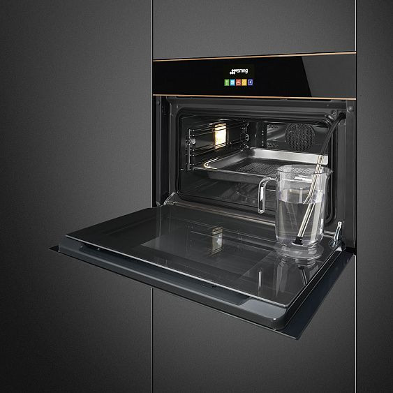 Духовой шкаф электрический компактный SMEG SF4604PVCNR1 купить с доставкой по Москве и Московской области в интернет-магазине АваТехно