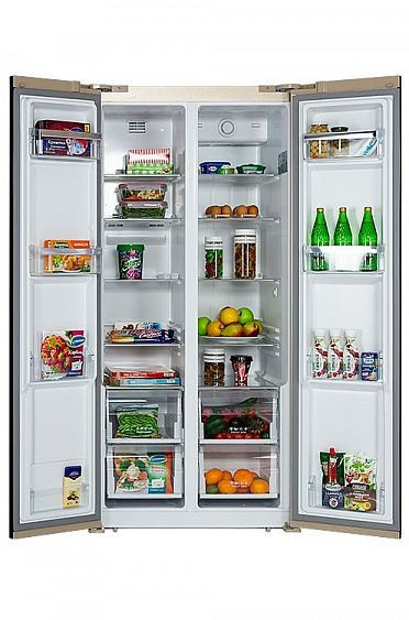 Холодильник HIBERG RFS-480D NFH купить с доставкой по Москве и Московской области в интернет-магазине АваТехно