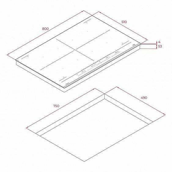 Варочная панель TEKA IZF 88700 BK MST купить с доставкой по Москве и Московской области в интернет-магазине АваТехно