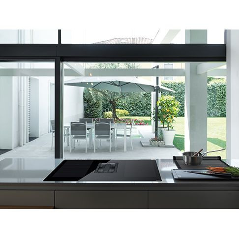 Варочная панель со встроенной вытяжкой FRANKE FMA 839 HI черное стекло купить с доставкой по Москве и Московской области в интернет-магазине АваТехно