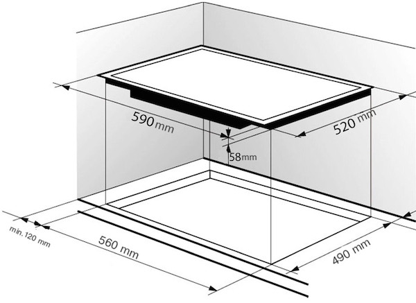 Поверхность ZIGMUND & SHTAIN cis 027.60 bx купить с доставкой по Москве и Московской области в интернет-магазине АваТехно
