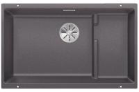 Кухонная мойка Blanco SUBLINE 700-U Level SILGRANIT темная скала с отв.арм. InFino  (арт.523539)