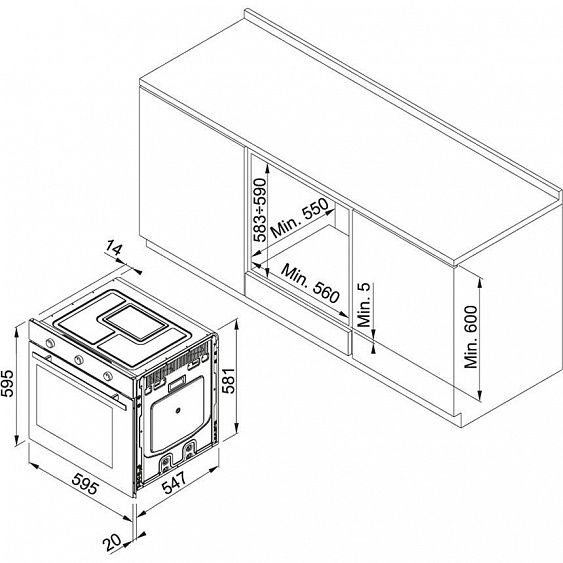 Духовой шкаф FRANKE MA 82 M CD/F 67 (116.0541.745 ) купить с доставкой по Москве и Московской области в интернет-магазине АваТехно