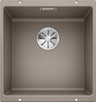Кухонная мойка BLANCO SUBLINE 400-U SILGRANIT серый беж с отв.арм. InFino (арт.523429)