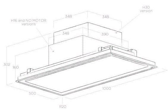 Вытяжка ELICA ILLUSION H16 WH/A/100 купить с доставкой по Москве и Московской области в интернет-магазине АваТехно
